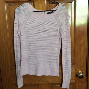Pink knitted sweater